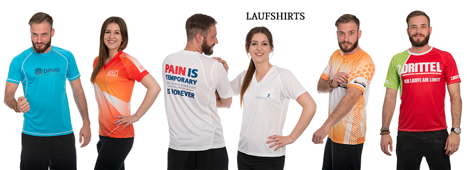 Laufshirts bedrucken lassen