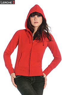 Ladies' Hooded Full Zip B&C