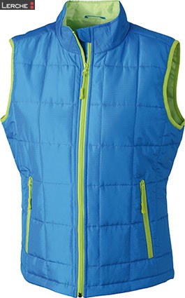 Ladies' Padded Light Weight Vest James & Nicholson