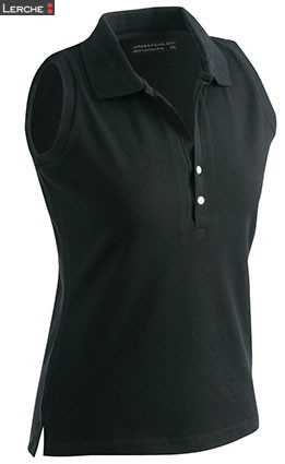 Ladies' Elastic Polo Sleeveless James & Nicholson