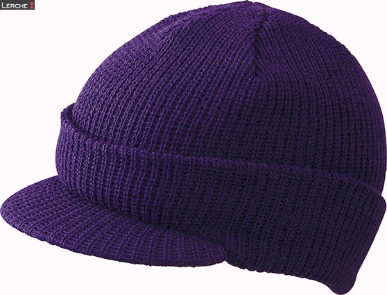 Knitted Cap with peak Myrtle Beach