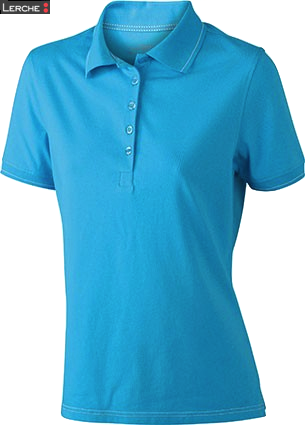 Ladies' Elastic Polo James & Nicholson
