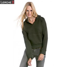 Ladies' Hooded V-Neck B&C