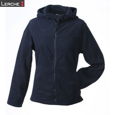 Girly Microfleece Jacket Hooded James & Nicholson