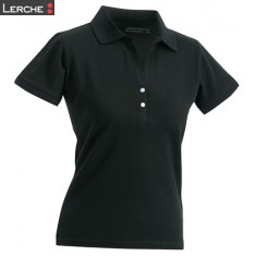 Ladies' Elastic Polo Short-Sleeved James & Nicholson