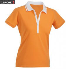 Ladies' Elastic Polo Short-Sleeved James & Nicholson