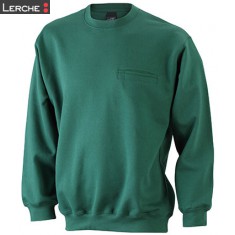 Men's Round Sweat Pocket James & Nicholson