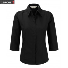 Popelin Bluse mit 3/4 Arm Russell