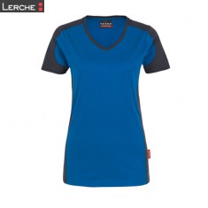 Women V-Shirt Contrast Performance Hakro