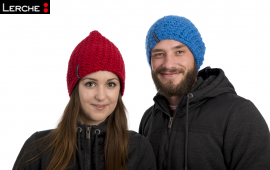 Lässige Oversize Werbe-Häkelbeanie Mützen für Damen und Herren - Das Werbemittel für kalte Jahresezeiten